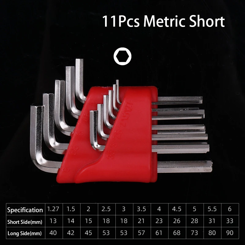 11Pcs Metric Short