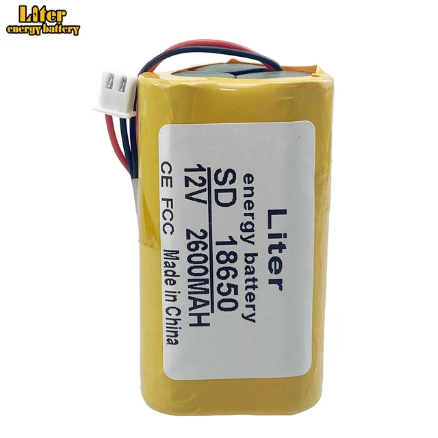 12V 18650 Lithium Battery Pack 3S1P 2.6ah 2.8ah 3ah Fishing LED Light  Bluetooth Speaker 12.6V Emergency DIY batteries with PCB - AliExpress