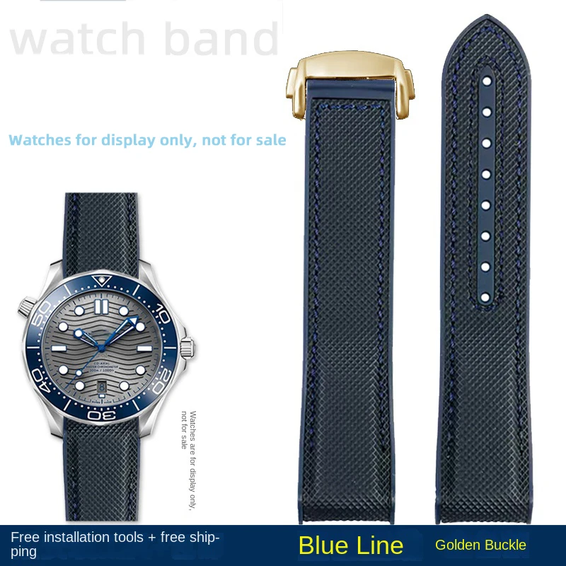 Premium Nylon Waterproof Strap in Orange - 20mm, 21mm, 22mm Sizes