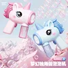 Unicorn Electric Bubble Gun Luminous Bubbles Machine Automatic Soap Blower with Outdoor Party Kids Games Children Gift Toy 3