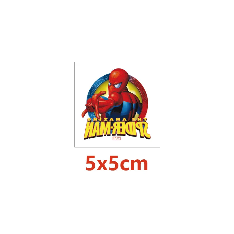 20Pcs/set Marvel Spider Man Tattoo Stickers Princess Cartoon Tattoo For Kids Birthday Gift Fake Children Body Art Tattoos Toys 3