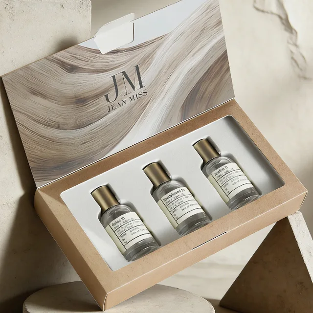 Coffret de Parfums Boisés 25ml*3 Cadeaux de Noël – Santal Sensuel, Tokyo Myrobal – Fragrance Longue Durée pour Femme et Homme 1