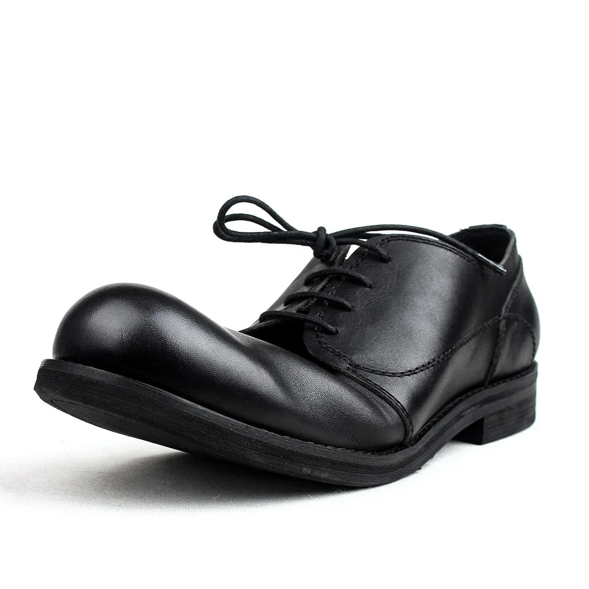 Retro men's casual leather shoes big head leather shoes spring autumn men's