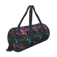 Gym Bag Gymnastics Typography In Pastels Sports Bag Large Male Female Waterproof Printed Handbag Funny Swimming Fitness Bag 2
