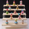 1-5 Tier Wood Acrylic Display Stand Hand-made Figure Doll Décor Toy Animation Car Model Blind Box Perfume Shelves Organizers 2