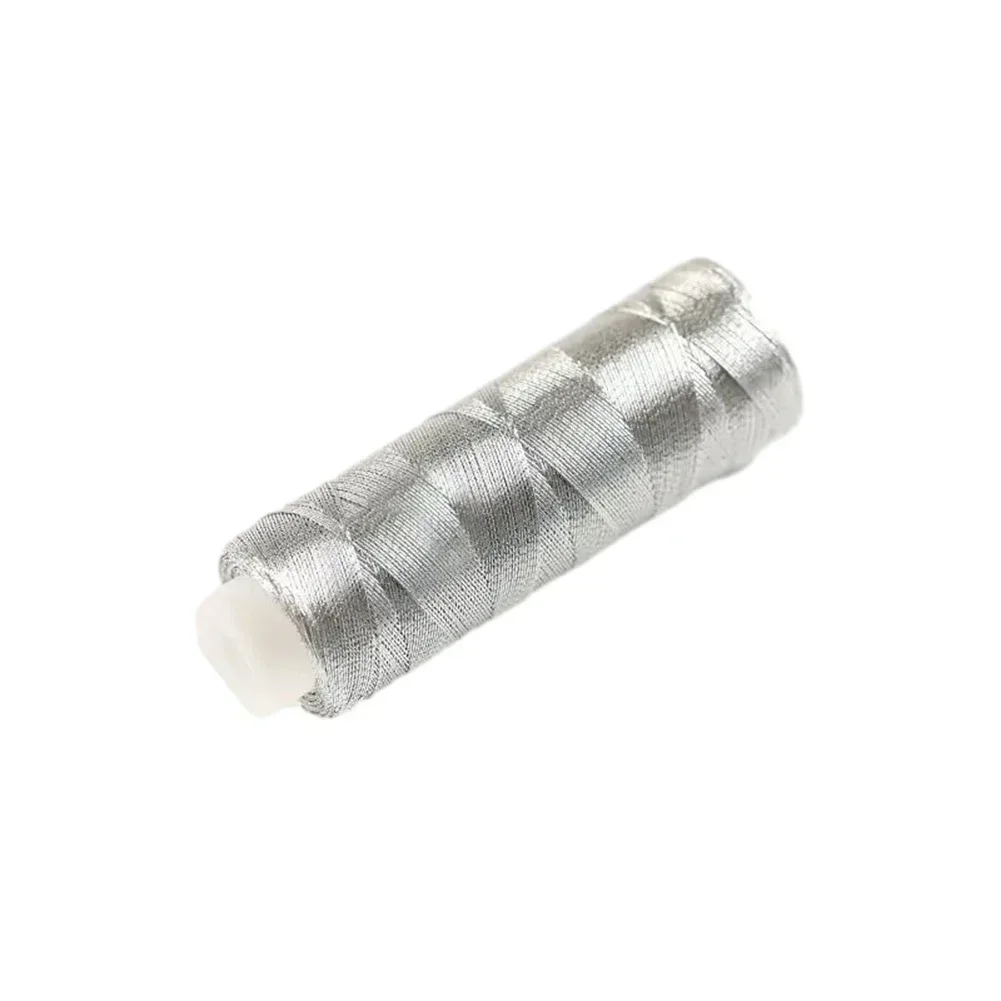 200 Yarns Handmade DIY Patchwork Household Sewing Machine Sewing Thread Embroidery Thread Gold Silver Thread
