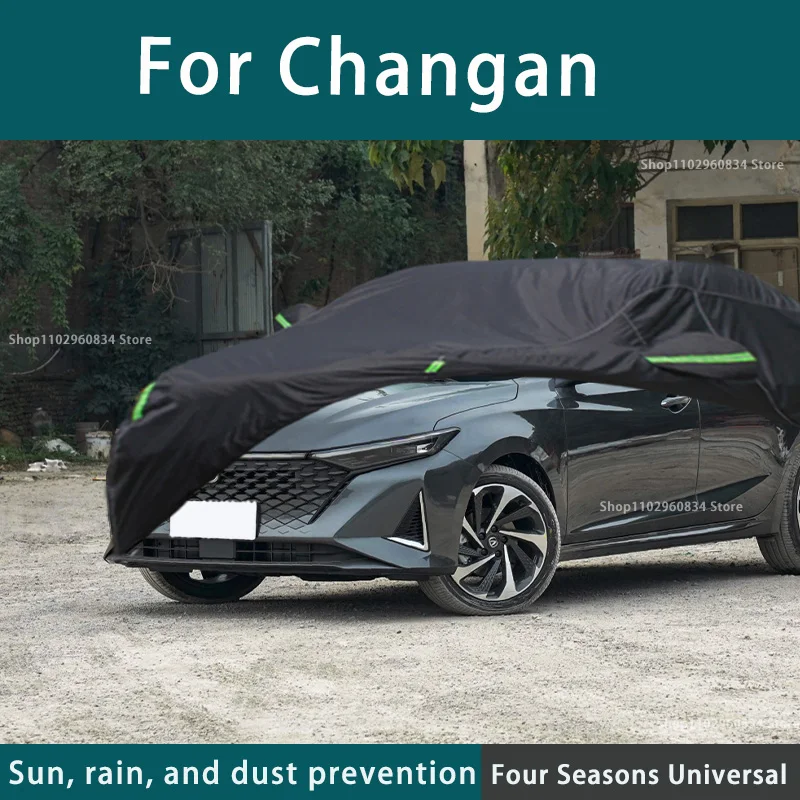 

For Changan Rui Cheng Plus fit Outdoor Protection Full Car Covers Sunshade Waterproof Dustproof Exterior black car cover