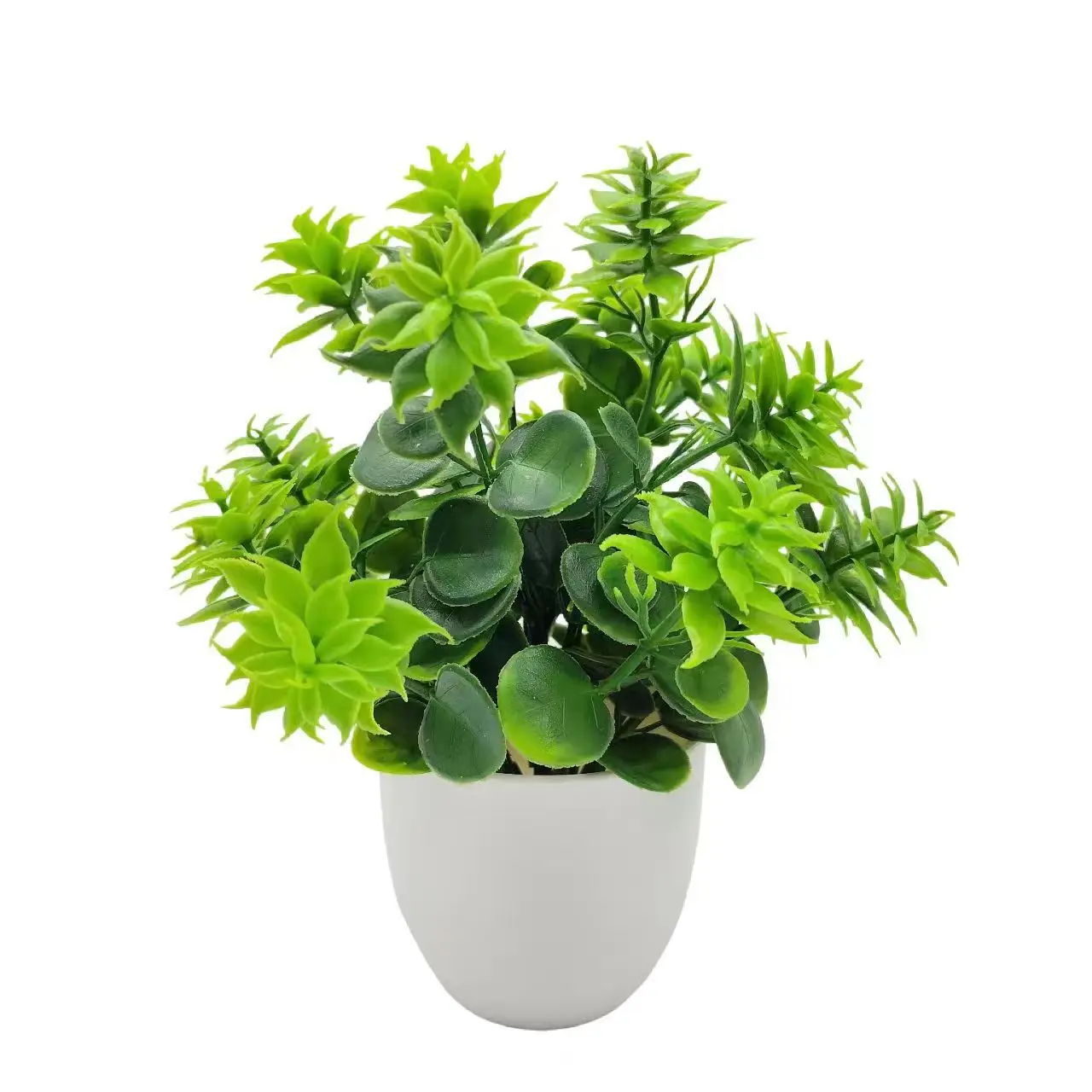 Artificial Plants with Plastics Pots for Home Decor