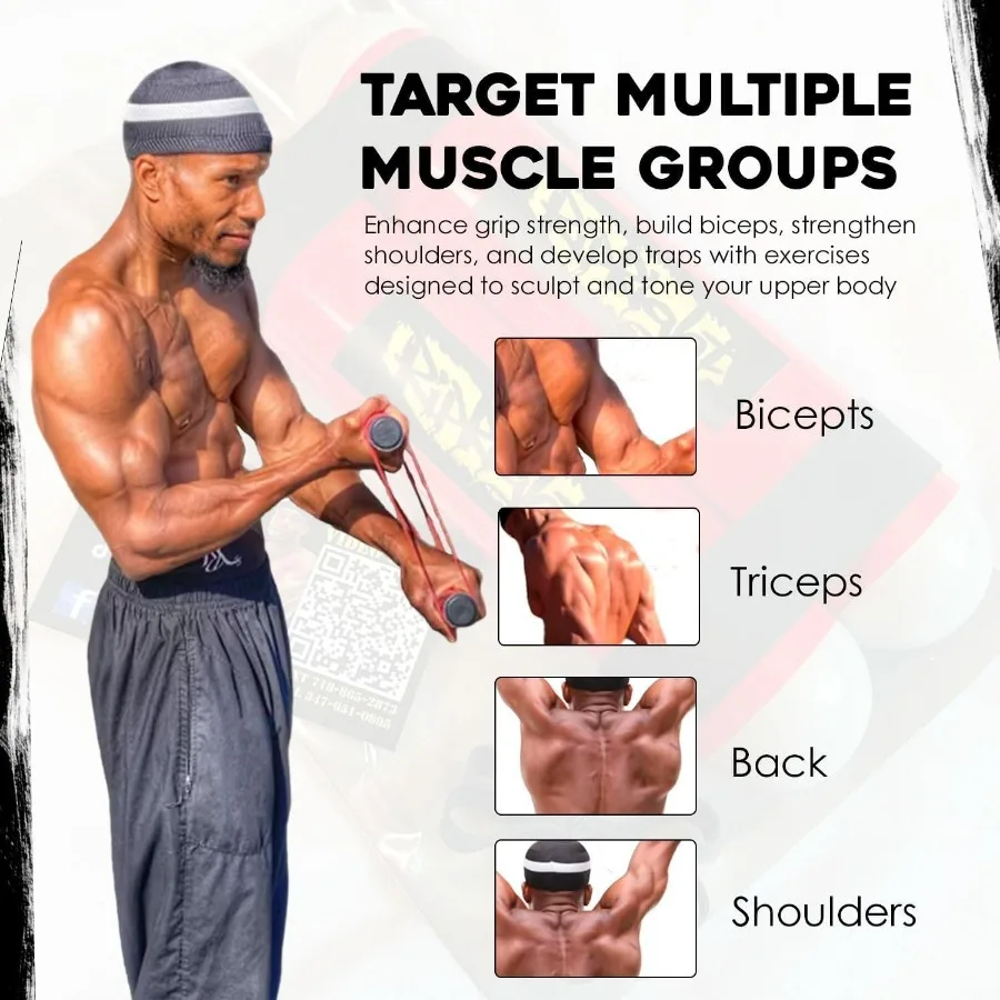 Workout Equipment for Joint Rehab, Shoulder and Resistance Training, Muscle Building and Core Workout Equipment with 6 Adjustabl