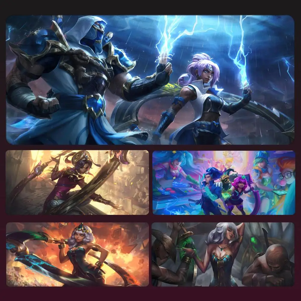 

Qiyana League of Legends Mousepad Large Computer Gaming Accessories MousePads Desk Mats Anti-slip Laptop Soft Mice Pad Mouse Mat