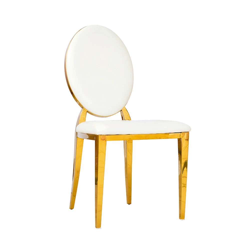 Good Price Luxury Royal Banquet Venue Gold Chairs and Tables for Events Wedding