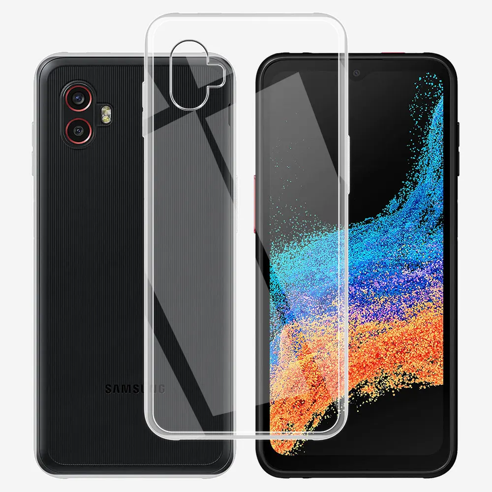 Ultra-Slim Silicone Clear Back Cover for Samsung Xcover6 Pro Galaxy Phone Case