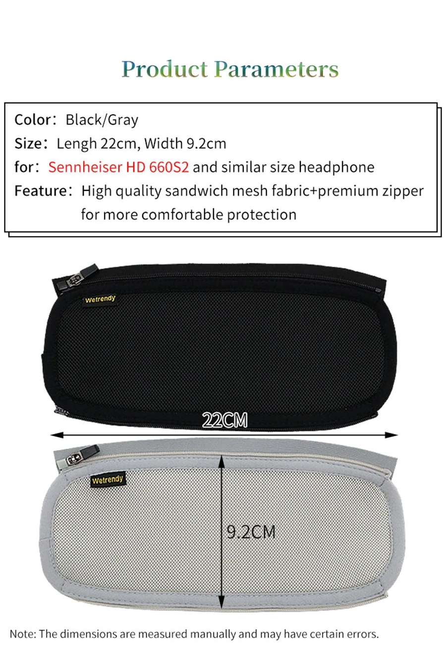 Headphone Head Beam Cover for SENNHEISER HD 660S2 Earphone Protective Case HD660S2 Headset Headbeam Sleeve