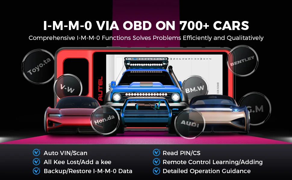 Clés universelles Autel IKEY compatibles KM100