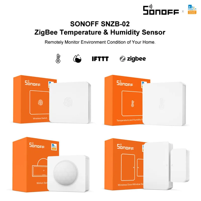 SONOFFSNZB01020304WirelessSmartSwitchBatterySmartHomeZigbee