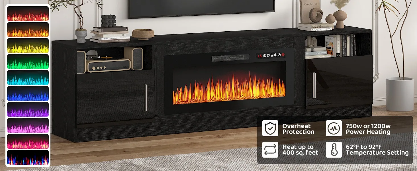 with 36 inch firepalce