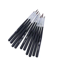 1 Pcs Dental Porcelain Brush Pen Dental Lab Tools Equipment Technician Stacking Glazing Brush Pen Synthetic Hair 10 Models