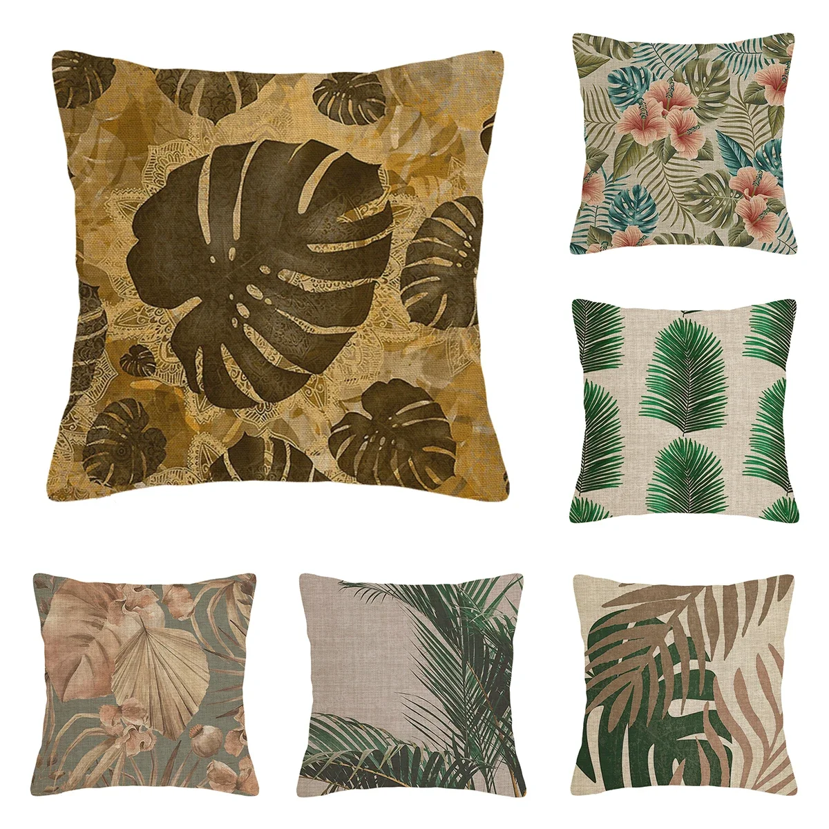 

Modern Decorative Cushion for Home Living Room Decor Throw Pillow Cover 45*45 40x40cm 60x60cm 45x45cm 50x50cm Green plants