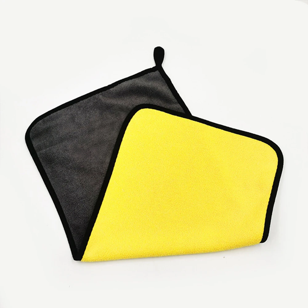 세차용 마이크로파이버 타월 23×23CM 30×30/60CM 자동차 세척 건조용 천 헤밍 자동차 관리용 천 디테일링 세차 타월