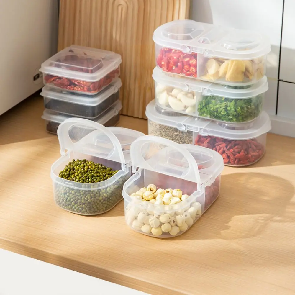 Portable Refrigerator Storage Box Plastic Sealed Rectangular Food Containers with Lid Safe Fresh-Keeping Box Condiment Boxes 2