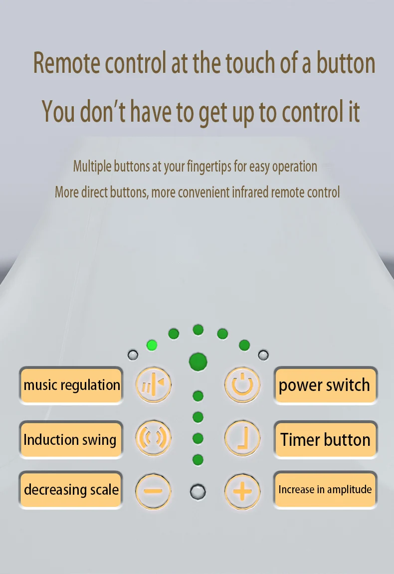 Electric Baby Cradle Mosquito Net Bluetooth Music Baby Rocking Chair Remote Multifunctional Baby Crib for Newborns Baby Items S6fc95cbe78ad413f8dcfc360e27b052aV