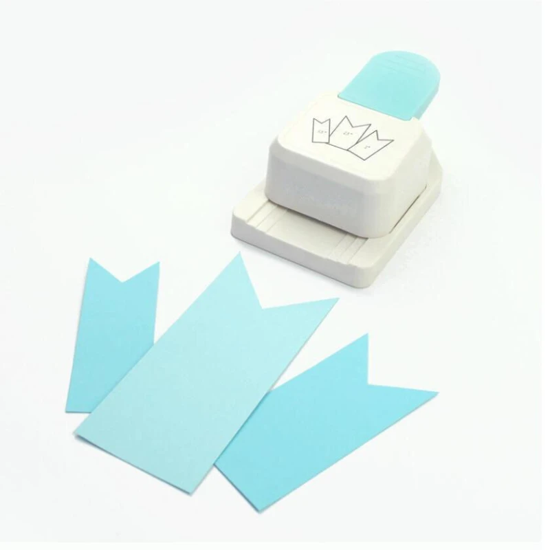 Scrapbook Punches Punch Tag Top Punch Straight 1.5, 2 or 2.5 Inch Gift Tag Paper Punches for Scrapbooking Craft