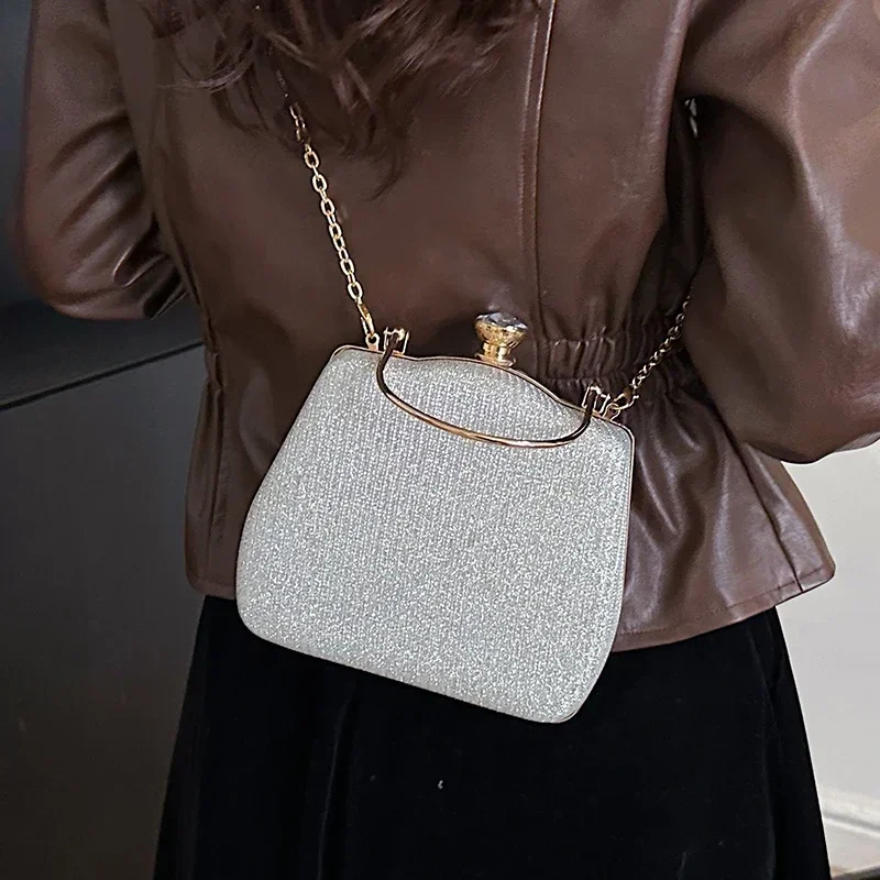 Free shipping new crossbody bag fashionable casual style shoulder bag detachable shoulder strap trend versatile party handbag