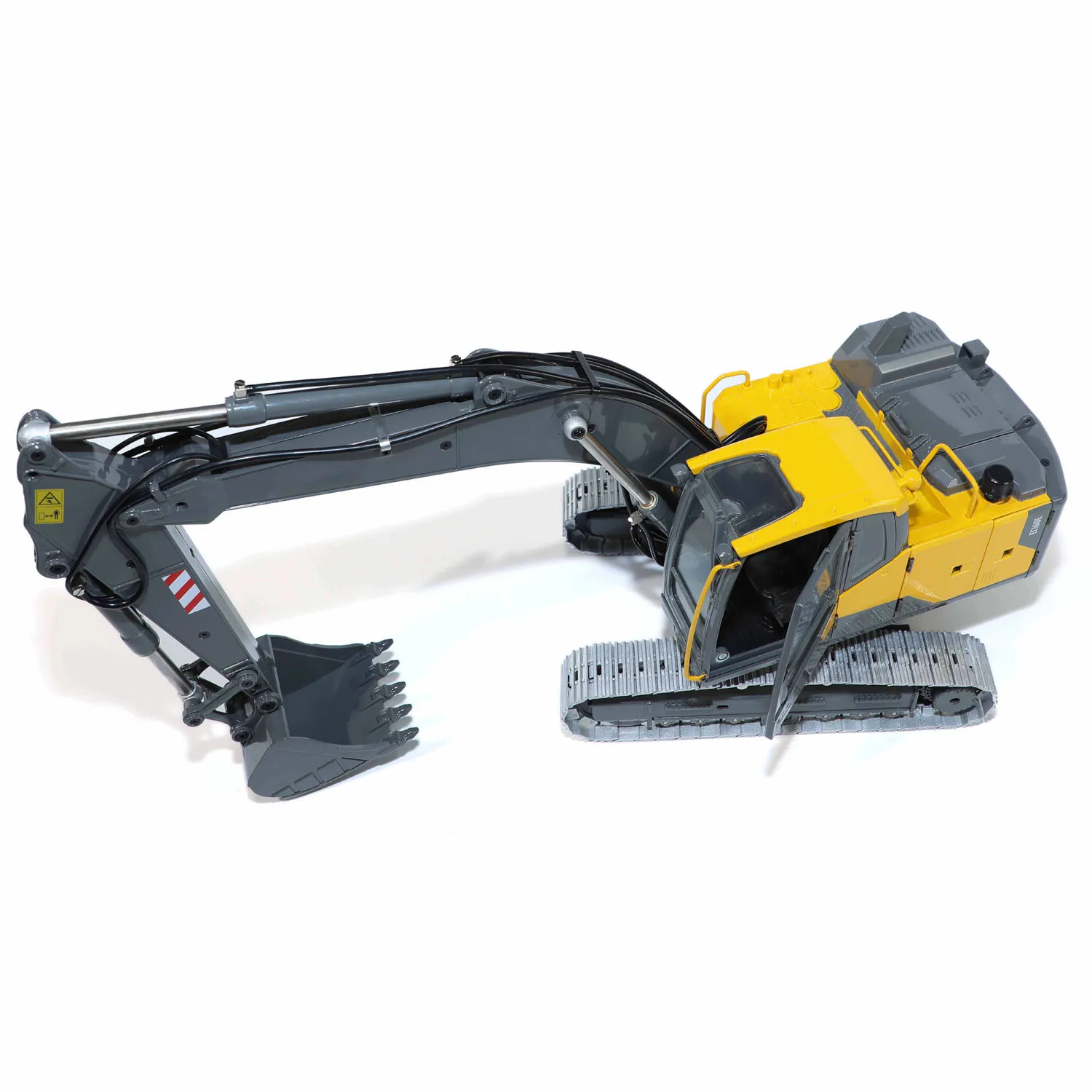 EC160E 1/14 RC Toy Electric Excavator Double E Remote Control Digger RTR Full Alloy Metal Engineering Vehicle Lights TH23137 5