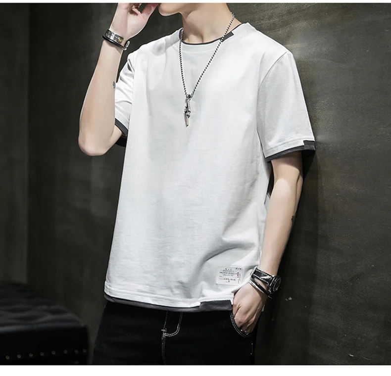 Fake Two Pieces Pullover 5