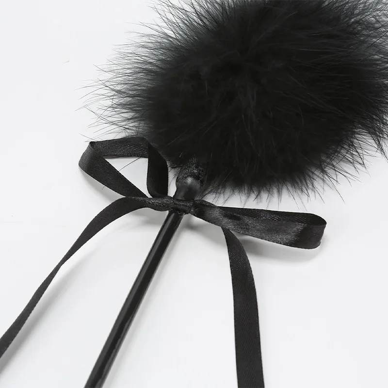 Sexy Funny Flirting Feather Leather RacketSMSao Training Accessories Adult Supplies One Piece 1003
