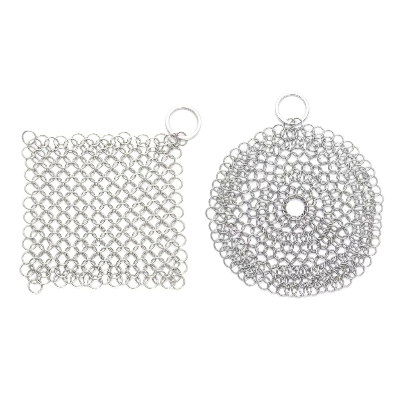 

Square/Round Pots Cleaning Net Stainless Steel Pots Scrubber Useful Rusts Removers Scrapers Brush Kitchen Utensils