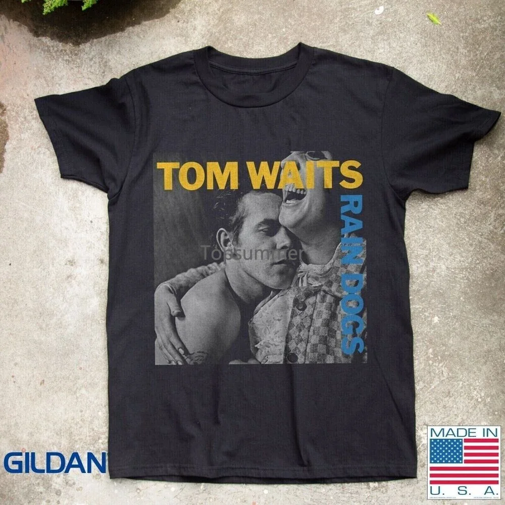 

Tom Waits Rain Dogs Album 9 T-Shirt Vintage Gift For Men Women All Size S-3Xl