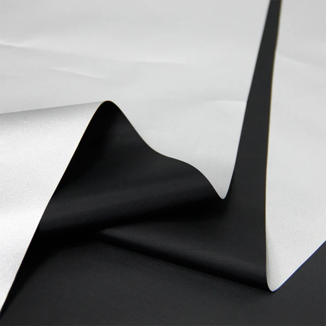 50X150 Cm -Es Elsötétítő Drapéria Árnyékos Szövet Fekete És Ezüst 100 % Árnyékolás Könnyű Vízálló Napfényes Ruhák Súly - Image 4