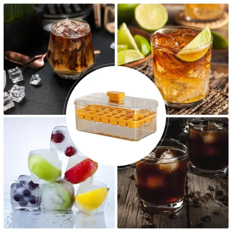 

Silicone Ice Cube Tray Mould 1PCS Efficient large capacity Ice Cube Making Mold convenient multifunctional Ice Maker for Whiskey