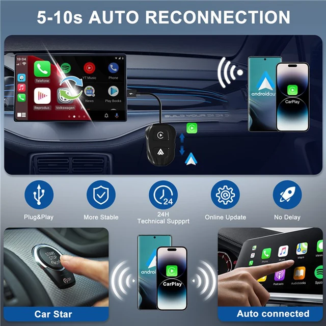 Autoradio Android 13 Eonon Per BMW E46 - 9 Pollici QLED, 6+64GB, CarPlay Wireless, 4G LTE - Foto 10