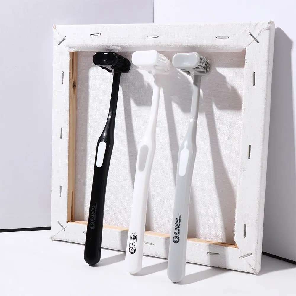 U자형 치아 클리너 구강 위생 도구 성인용 올인원 세척 칫솔 구강 관리 브러쉬 6면 칫솔