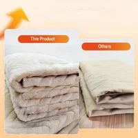 Soundproof Blackout Curtain for Living Room Windproof Window Curtains Warm Winterization Cold Weather Drapery for Bedroom Winter 5