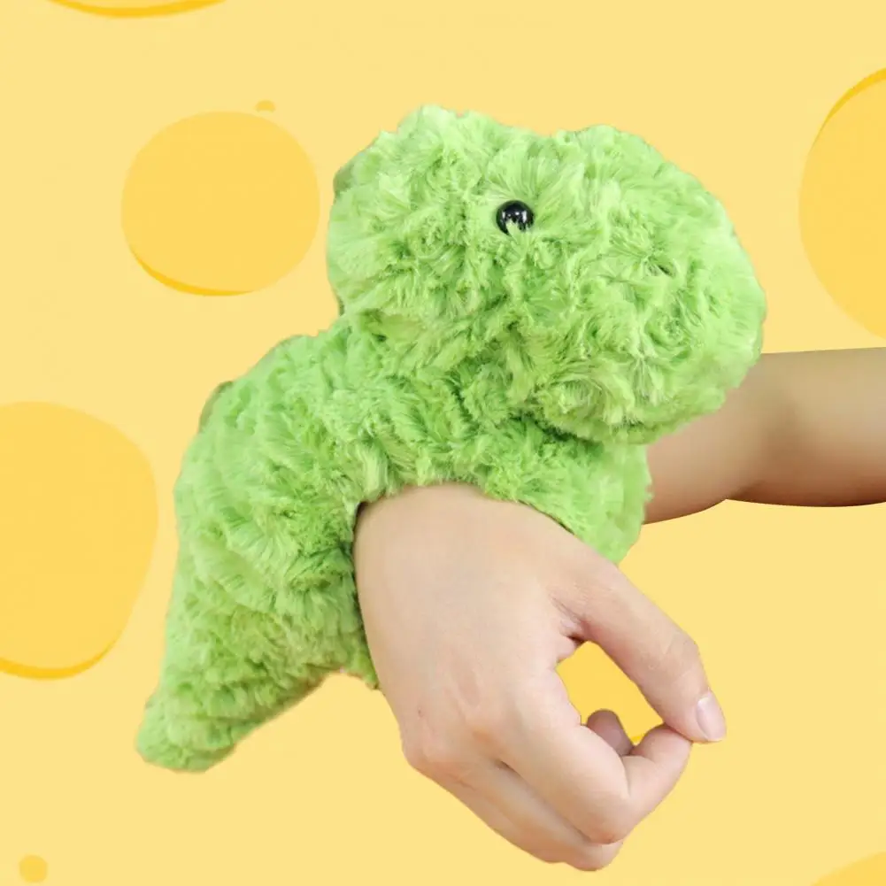 

Panda Plush Doll Soft Stuffed Toy Cute Plush Doll with Clap Circle Panda Monkey Dog Dinosaur Fox Plushies Slap Bracelet Series
