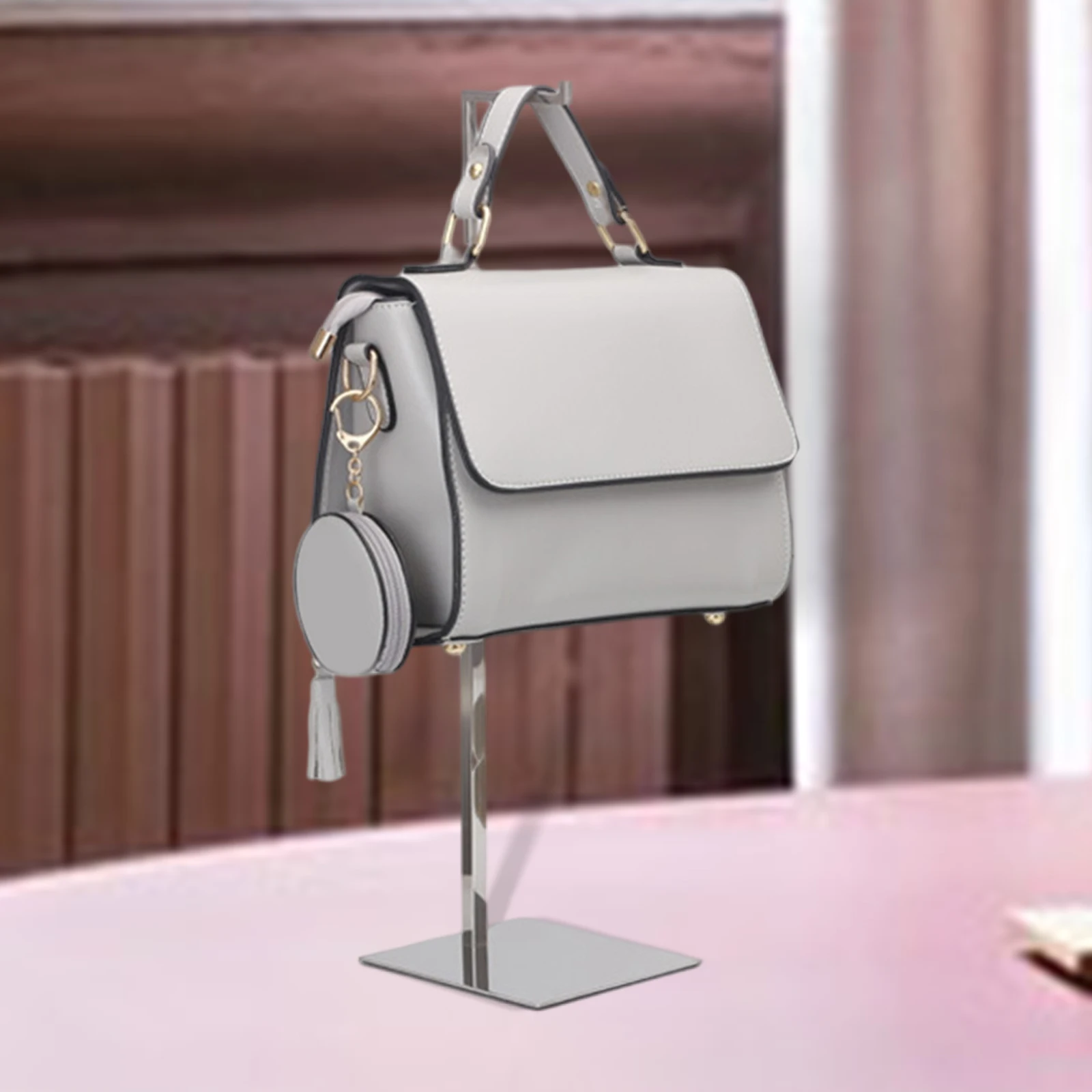 Porte-sac à Main Réglable - NOUVEAU - Acier Inoxydable - Hauteur