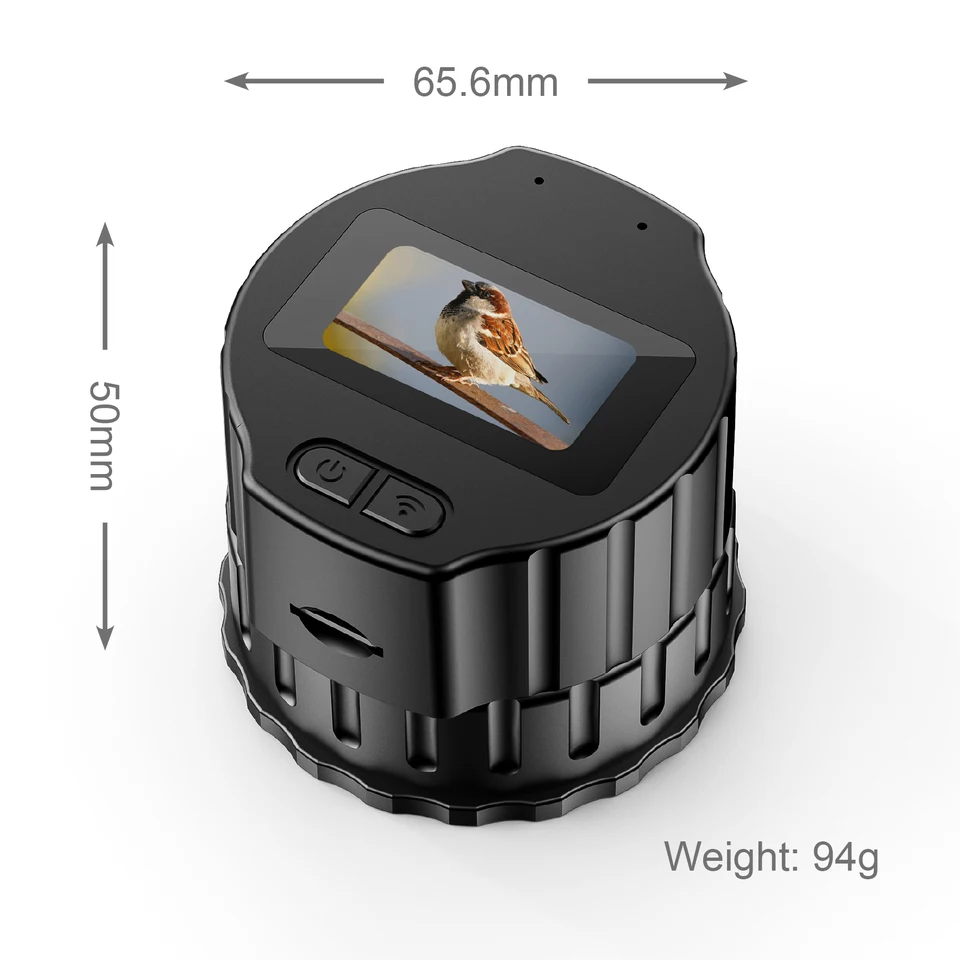 Caméra Oculaire WiFi Pour Télescope – Écran TFT 1,5 Pouce, 1080p, Noir, 1000 MAh