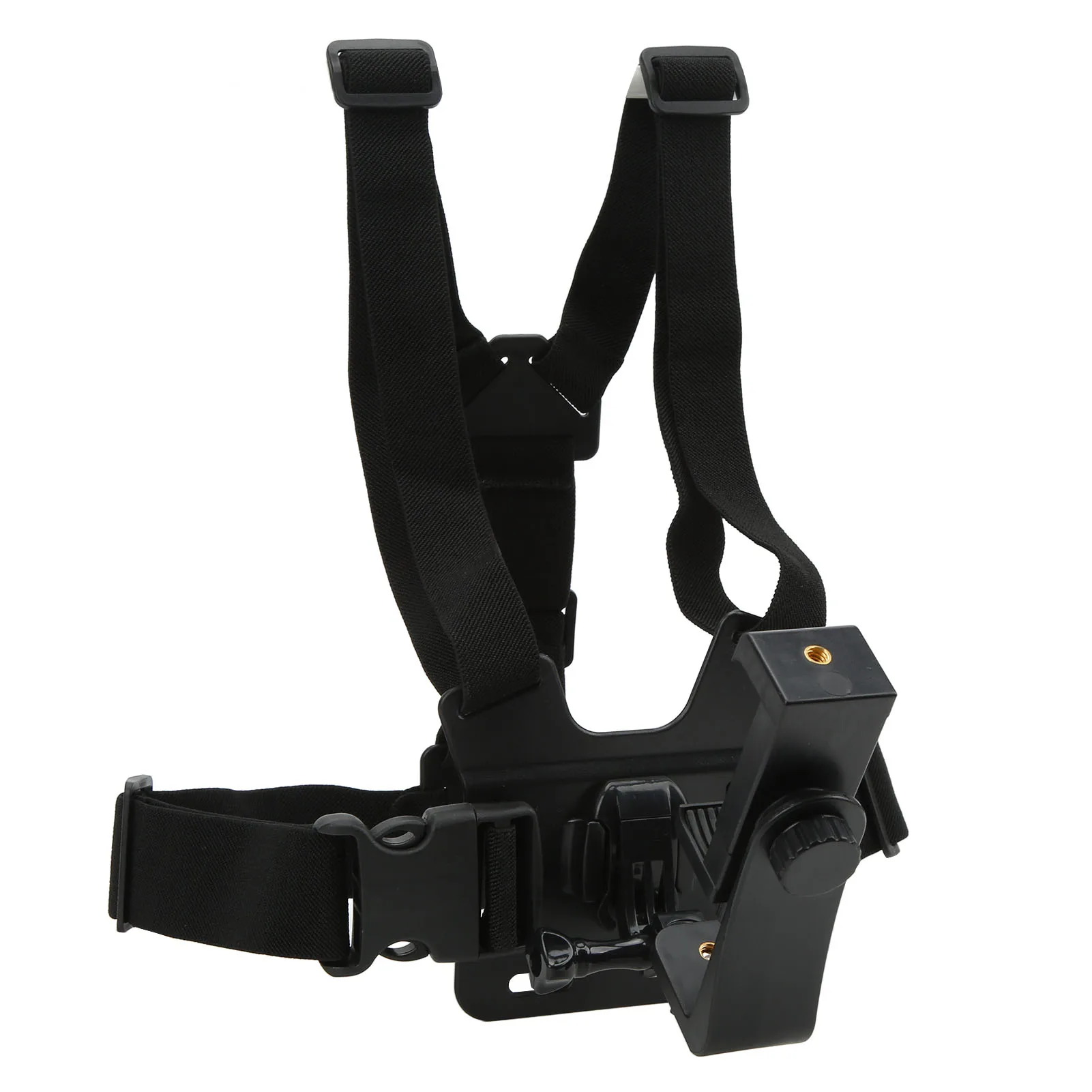 퀵릴리즈 조절식 가슴 마운트 하네스 스트랩, ABS 편리한 휴대폰 가슴 스트랩, 라이브 스트리밍용 전화 거치대 포함