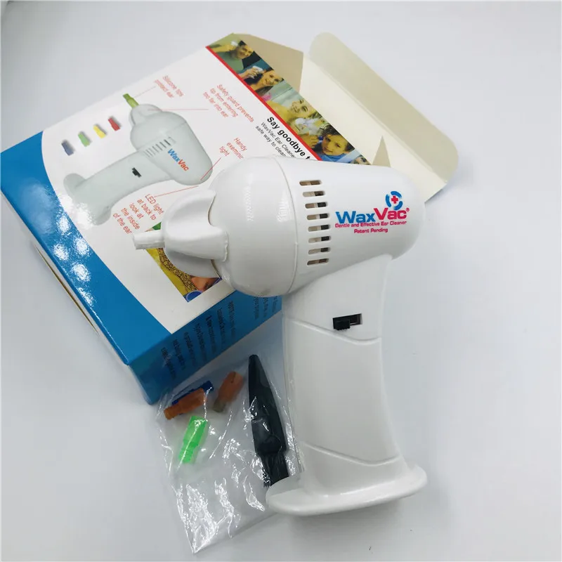 Customizable Portable Electric Ear Vacuum Cleaner Ear Wax Vac Removal Safety Body Health Care Soft Safety Head Ear Care Tool 2