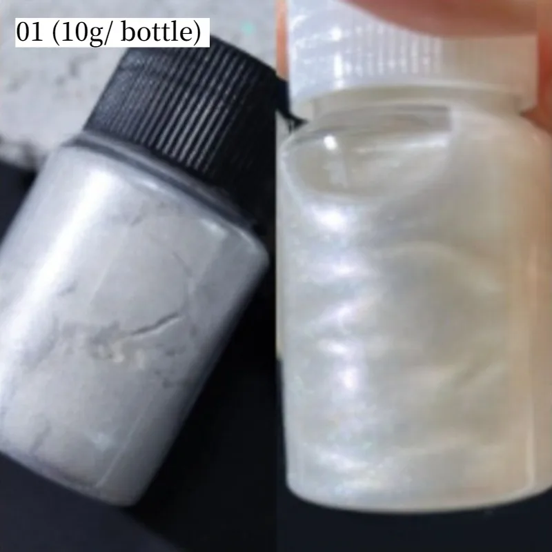 10g 고순도 오로라 글라스 파우더 에폭시 레진 수제 흐르는 효과 헴프 DIY 펄레센트 파우더 잉크 페인트