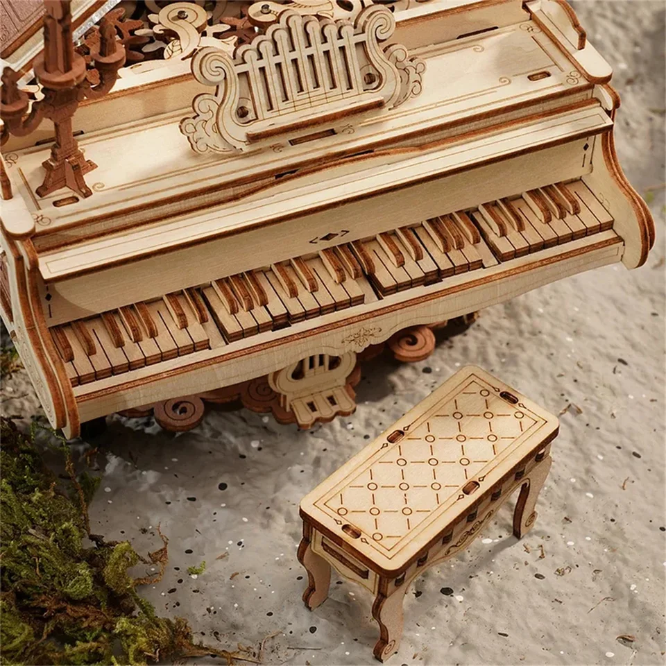 Magic Cello 3D Wooden Puzzle Music Box