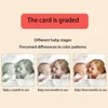 Montessori Toys Baby Visual Stimulation Cards Black and White High Contrast Flash Cards Learning Educational Toys for Children 2