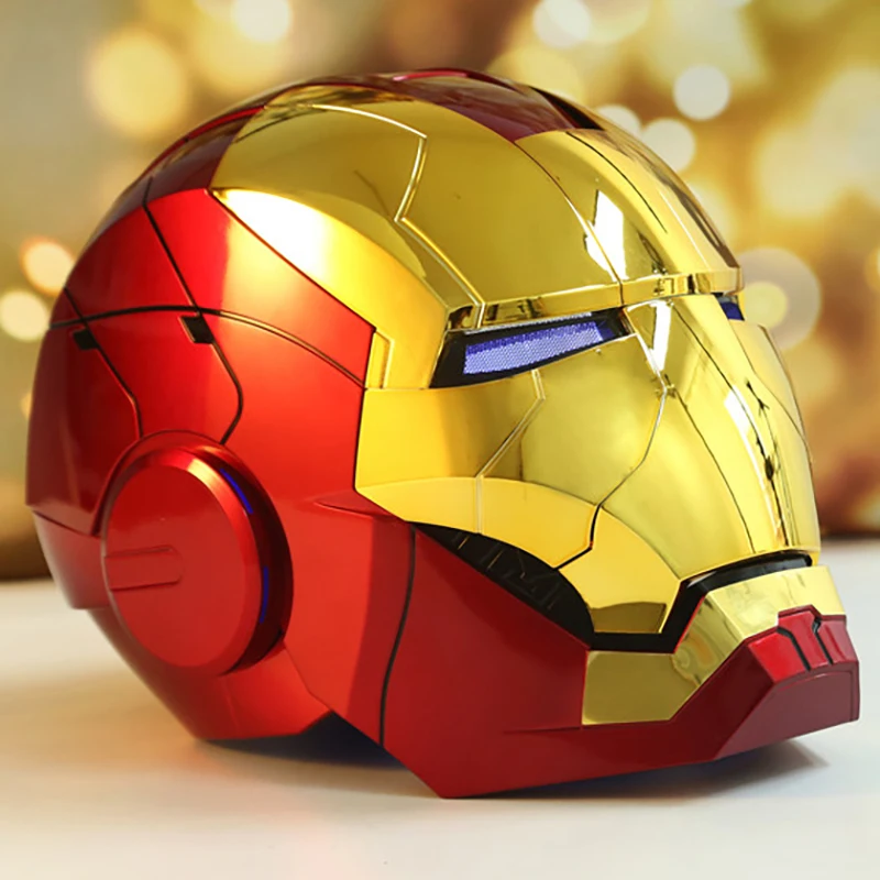 Casque Iron Man Mk5, The Avengers Cosplay, masque portable, adulte,  enfants, collection électrique, figurine d'action, super cadeau, jouets, 1:1