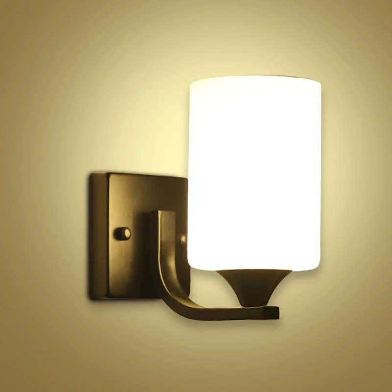 

LED Wall Lamp Bedside Bedroom Living Room Single Head Lamp Creative Hotel Wall Lamp Room Corridor Corridor Corridor Lamp