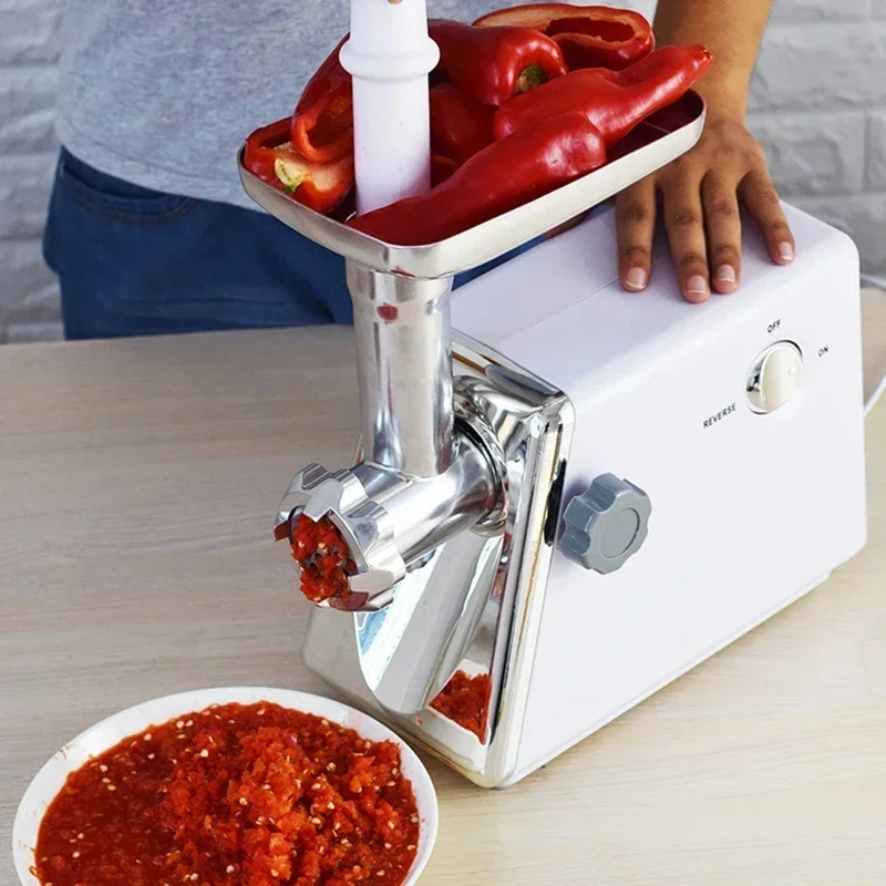 Commercial Meat Grinder 1400W Sausage Machine Minced Meat Sausage machine electric Cut Vegetables minced stuffing Meat Mincer 2