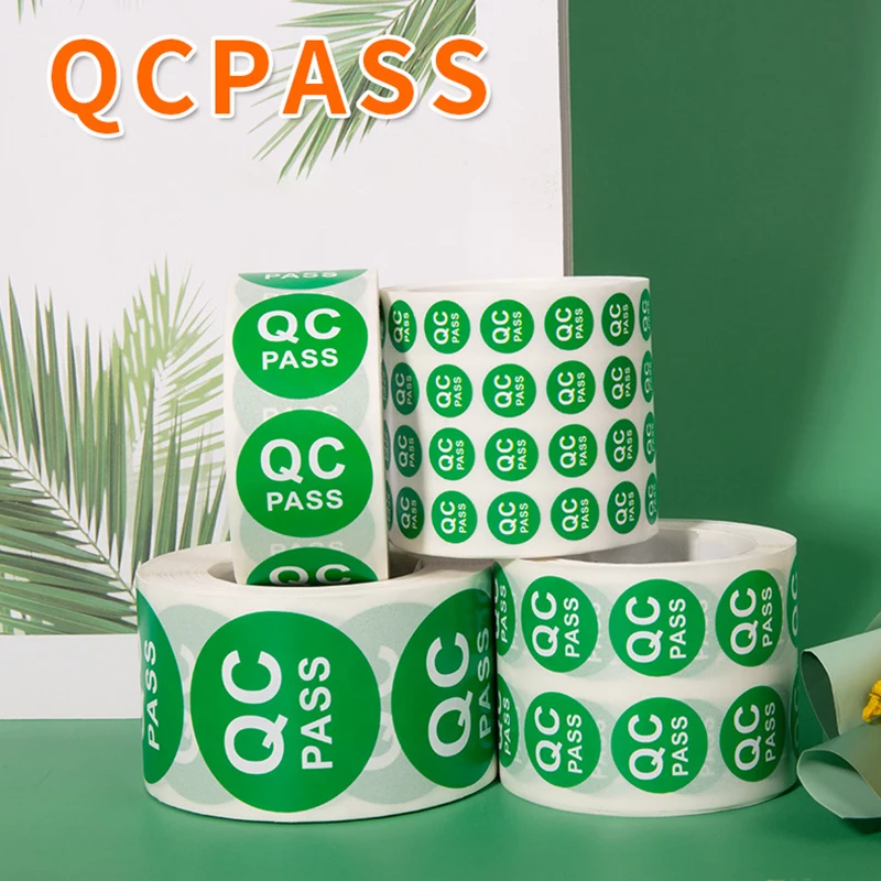 

500 шт., наклейки для контроля качества, 25 мм, 38 мм