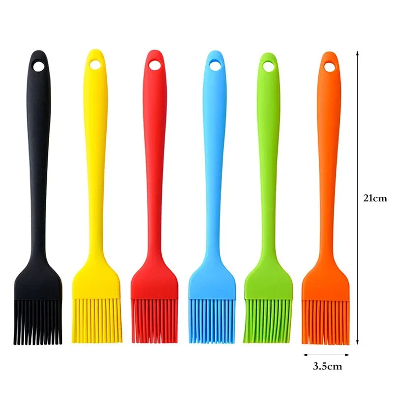 Silicone Oil Brush Kitchen Pastry Brush Heat Resistant BBQ Grill Basting for Barbecue Cooking Utensils Kitchen Accessories